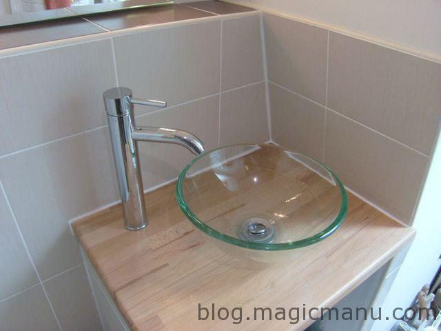 Blog de magicmanu : Aménagement de notre maison, Carrelage coin WC et lavabo