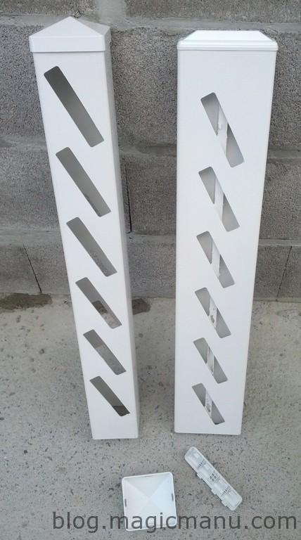 Blog de magicmanu : Aménagement de notre maison, Clôture façade en PVC