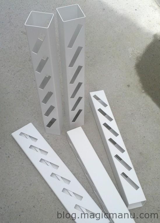 Blog de magicmanu : Aménagement de notre maison, Clôture façade en PVC