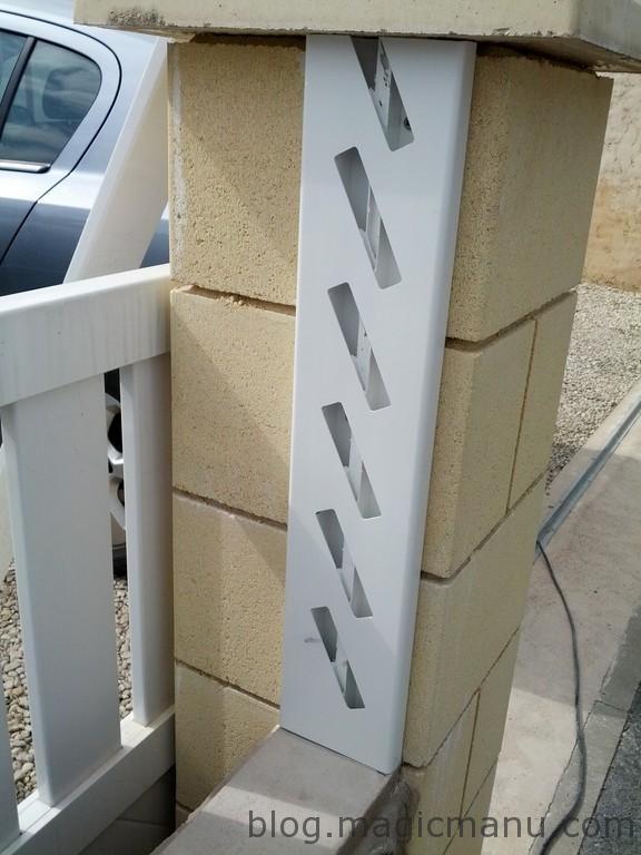 Blog de magicmanu : Aménagement de notre maison, Clôture façade en PVC