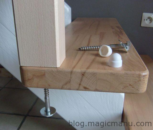 Blog de magicmanu : Aménagement de notre maison, Comment fabriquer une rampe descalier moderne