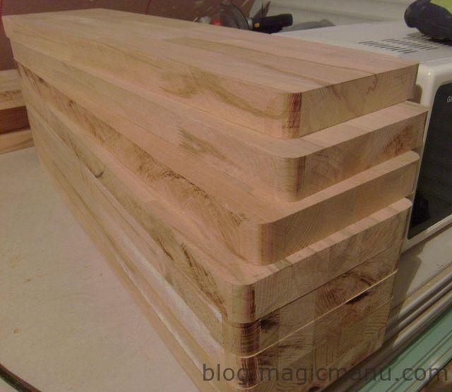Blog de magicmanu : Aménagement de notre maison, Escalier : arrondir les marches