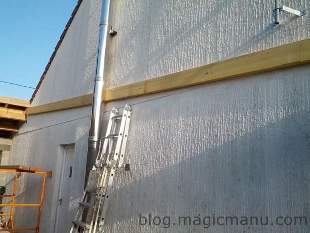 Blog de magicmanu : Aménagement de notre maison, Garage : la toiture en bac acier isolé