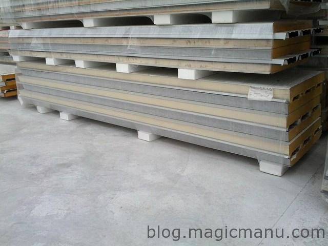 Blog de magicmanu : Aménagement de notre maison, Garage : la toiture en bac acier isolé