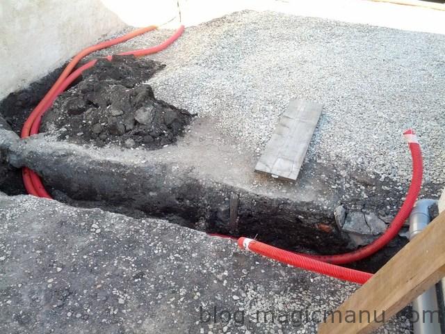 Blog de magicmanu : Aménagement de notre maison, Garage : les fondations