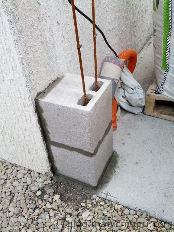 Blog de magicmanu : Aménagement de notre maison, Garage : les murs en parpaing