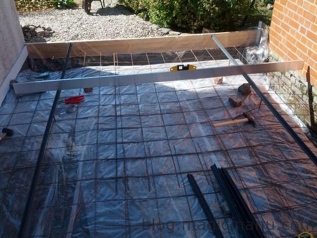 Blog de magicmanu : Aménagement de notre maison, Garage : préparation de la dalle