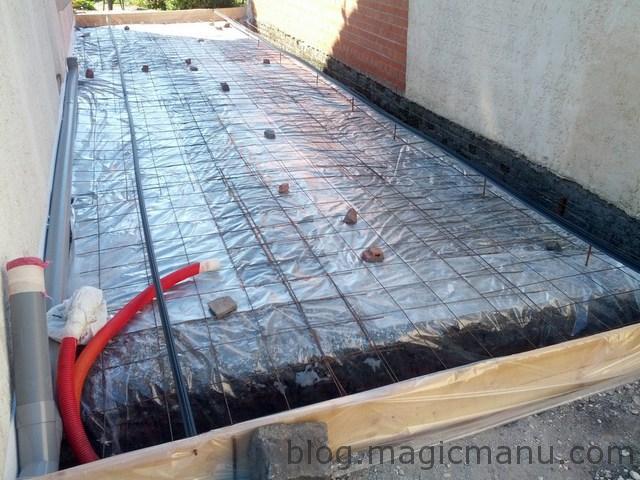 Blog de magicmanu : Aménagement de notre maison, Garage : préparation de la dalle