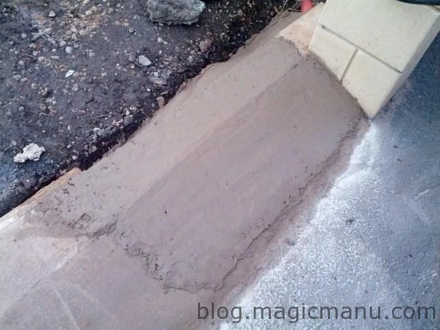 Blog de magicmanu : Aménagement de notre maison, Portail coulissant : correction