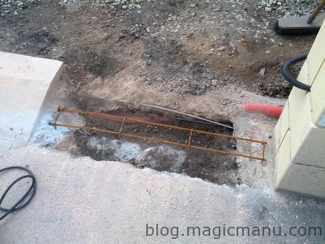 Blog de magicmanu : Aménagement de notre maison, Portail coulissant : correction