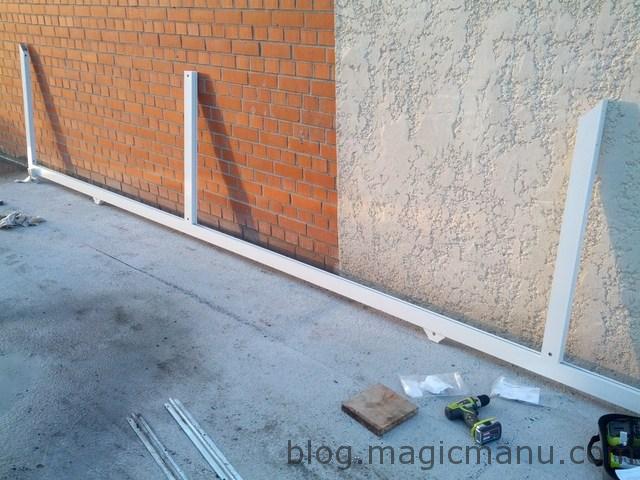Blog de magicmanu : Aménagement de notre maison, Portail coulissant : l'assemblage