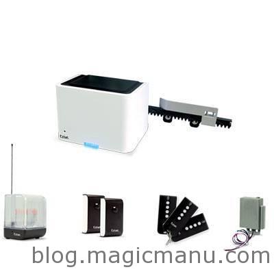 Blog de magicmanu : Aménagement de notre maison, Portail coulissant : la motorisation (Extel Cara)