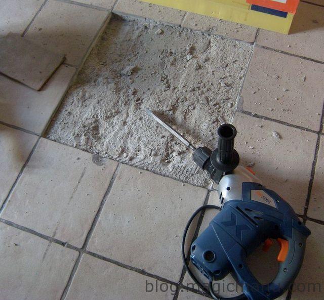 Blog de magicmanu : Aménagement de notre maison, Réparer du carrelage