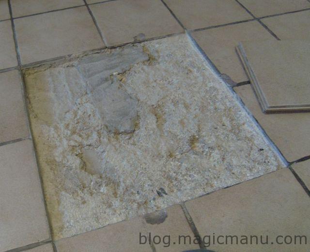 Blog de magicmanu : Aménagement de notre maison, Réparer du carrelage