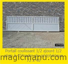 Blog de magicmanu : Aménagement de notre maison, Portail coulissant : choix du portail : Stock Flash