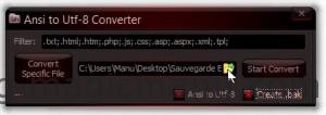 Ansi to Utf-8 Converter