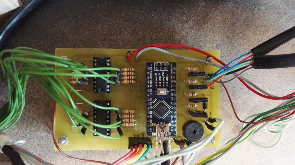 Le circuit électronique à base d'Arduino Nano