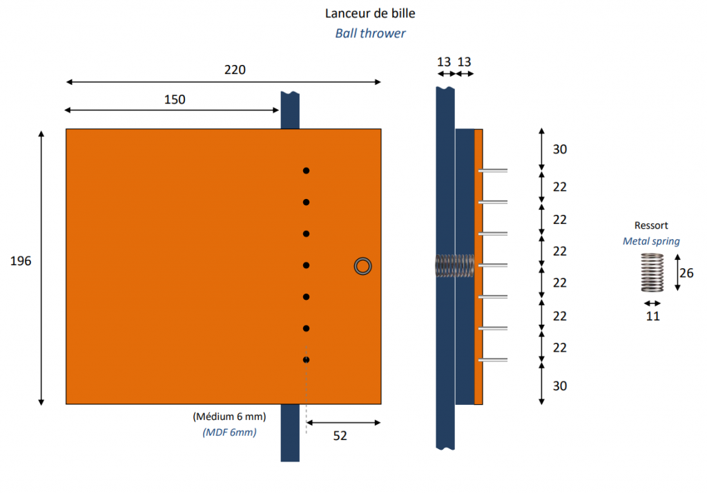 Plan lanceur de billes