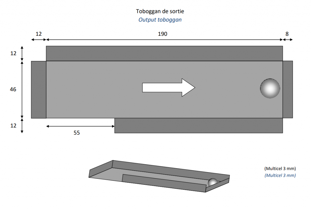 Plan toboggan de sortie