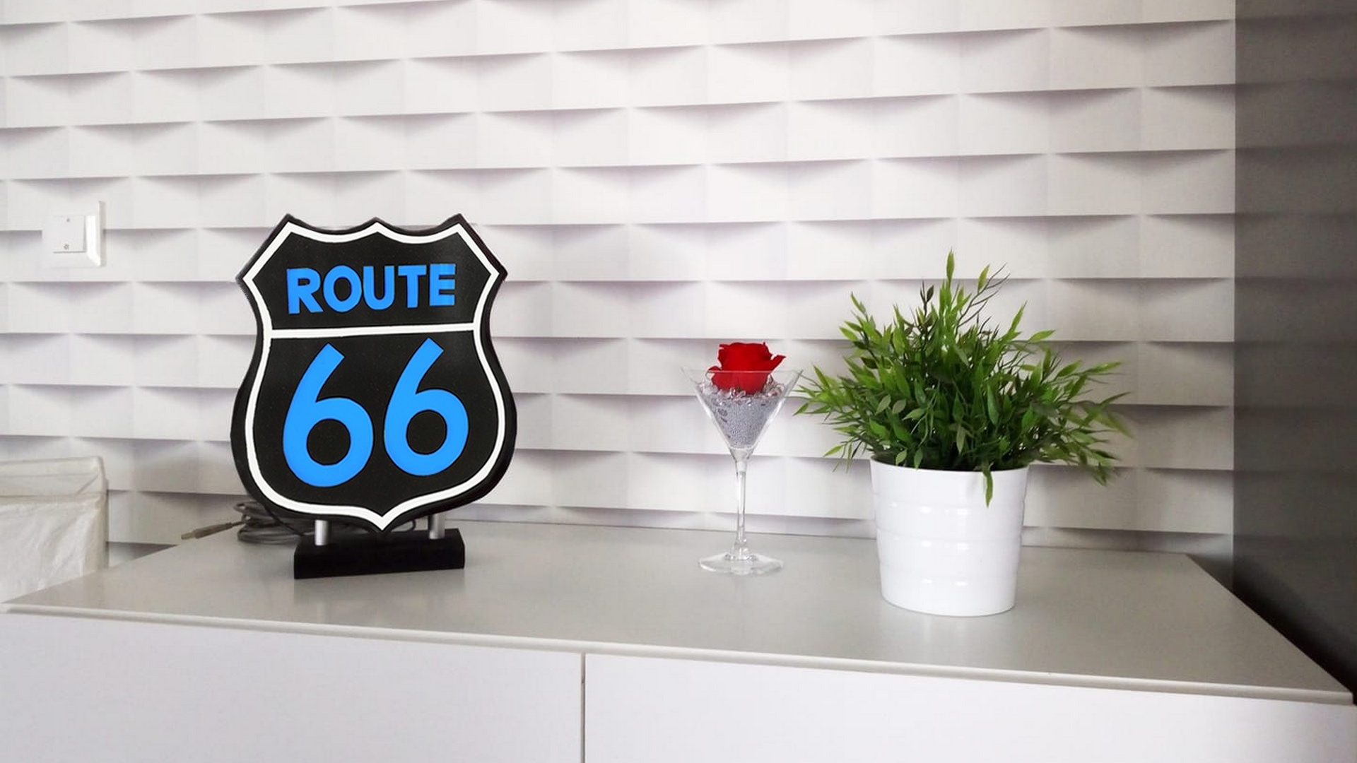 You are currently viewing Fabriquer une urne lumineuse Route 66