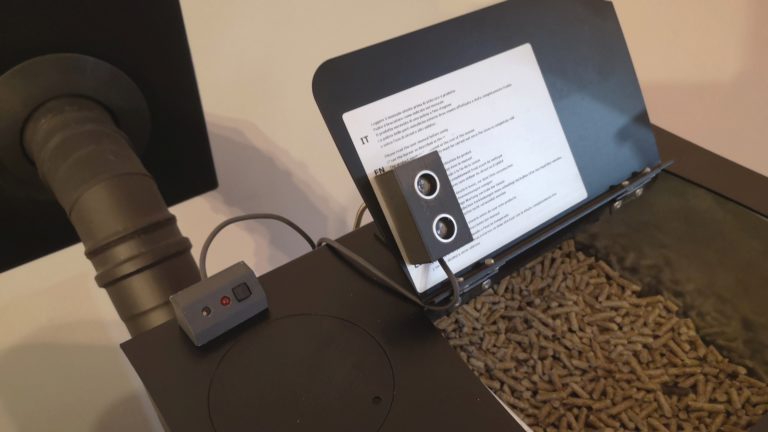Alerte niveau réservoir pour poêle à pellet