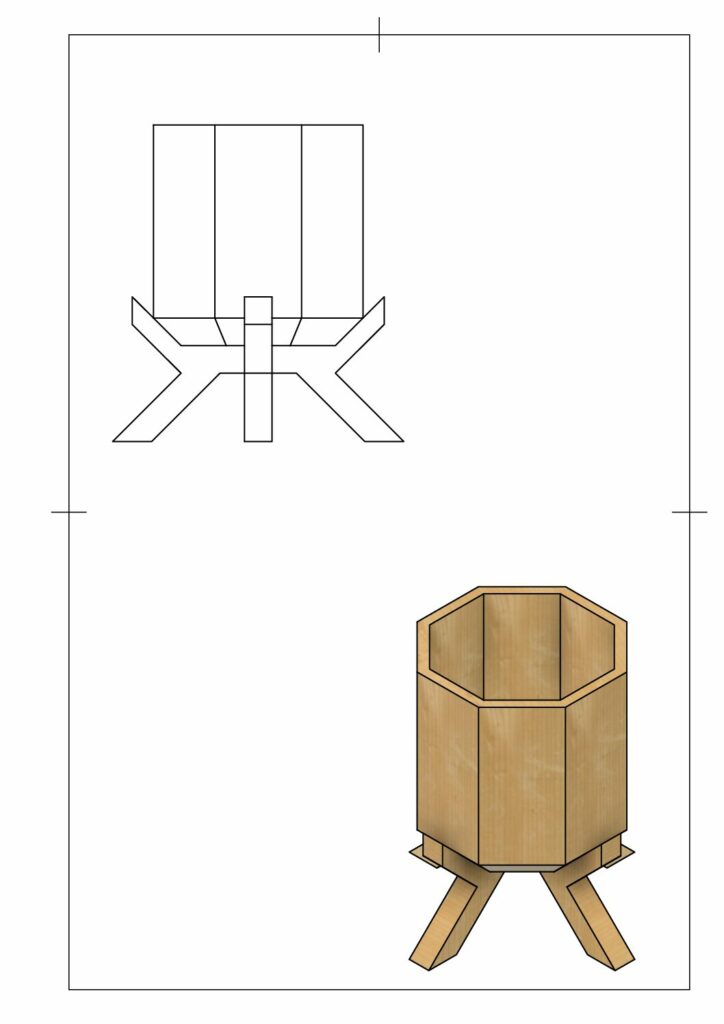 thumbnail of Pot octogonal Plan MagicManu