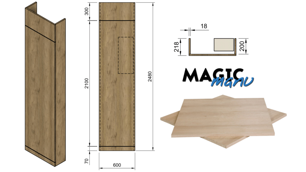 Mini Tuto] Fabriquer un meuble cache compteur électrique – MagicManu