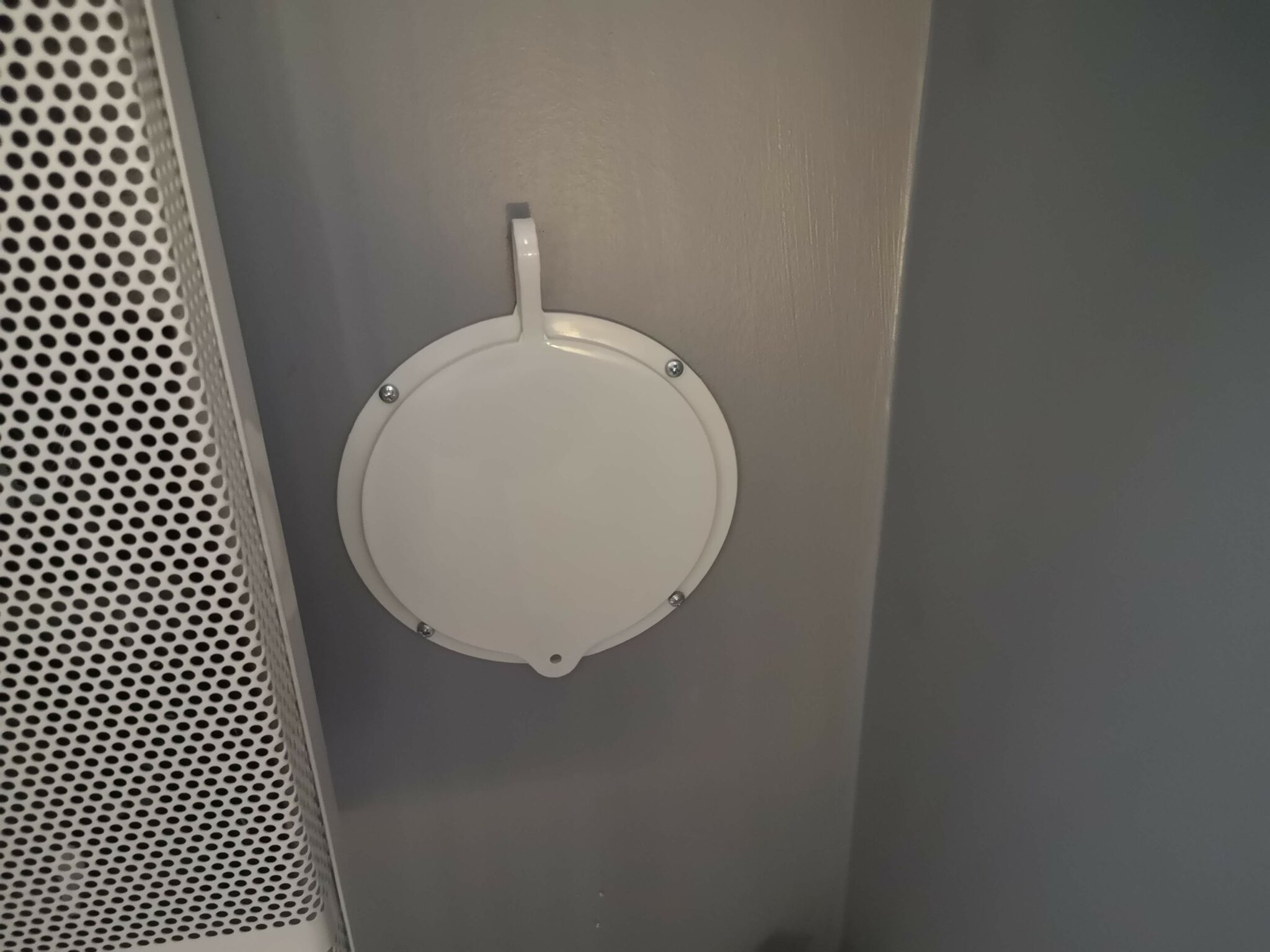 A ventilator unit that features a ventilator and a polyethylene pipe to vent out the hot air outside