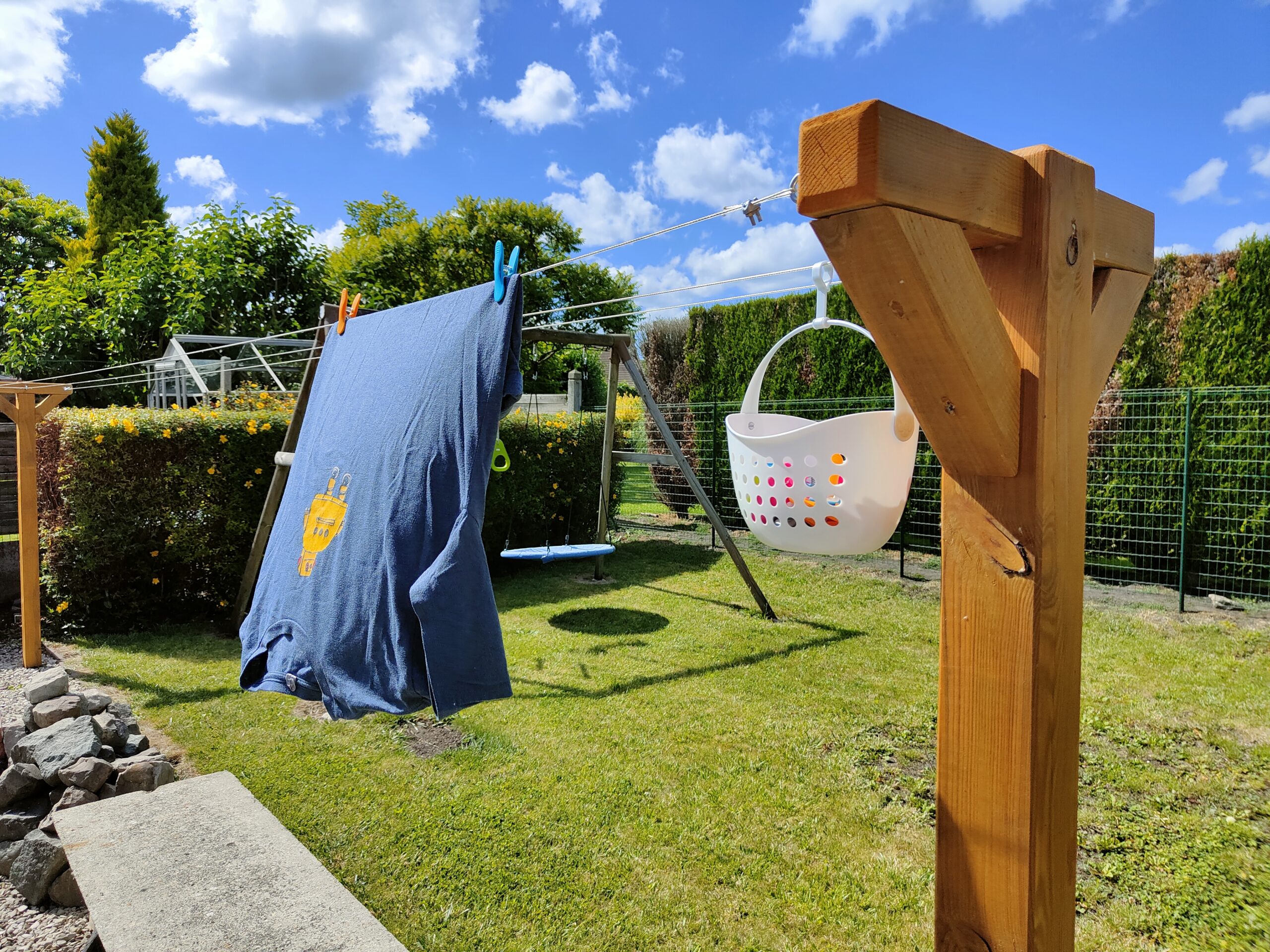 Fabriquer un étendoir à linge en bois – MagicManu