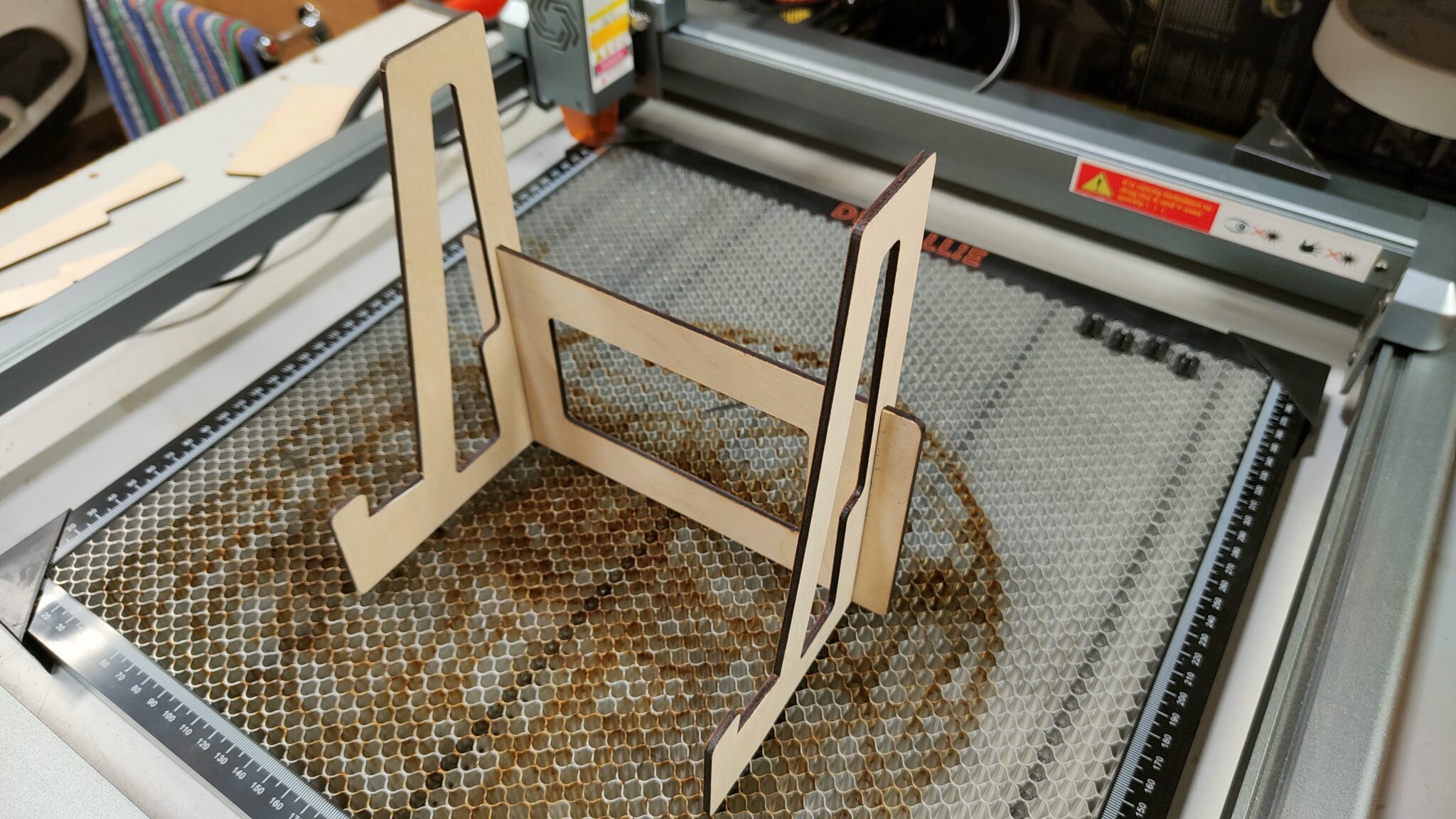 Lampe miroir gravée avec une illusion d'optique de votre choix ou