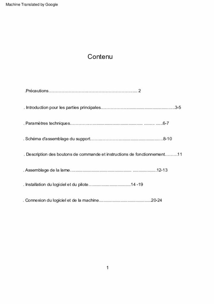 thumbnail of Decoupeuse de vinyle VEVOR Notice Francais